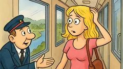 Vic: Maja, prikupna blondinka, potuje z vlakom