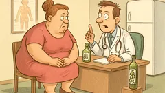 Vic: Predebela gospa pride k zdravniku po nasvet