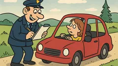 Vic: Policist ustavi učiteljico zaradi hitrosti