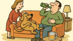 Vic: Pes je, pije, poležava na trosedu…