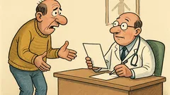 Vic: Doktor, potrebujem potrdilo, da nisem