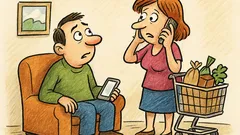 Vic: Ženo sem poslal po polnilec...