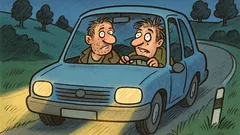 Vic: Dva pijana se peljeta domov...