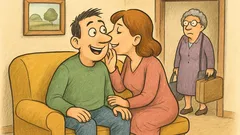 Vic: Žena možu zašepeta na uho