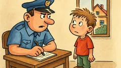 Vic: Policist zasliši Janezka o naslovu doma