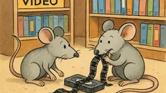 Vic: Dve miški se priglodata do videoteke