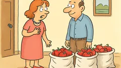 Vic: O, dragi moj, kaj si mi kupil...