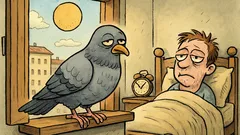 Vic: Sem vedno utrujen golob med ljudmi