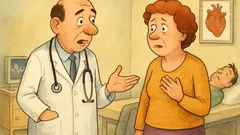 Vic: Zdravnik vpraša ženo, kako da ni opazila