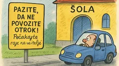 Vic: Pred šolo je bil tak napis