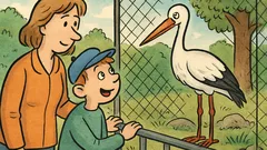 Vic: Janezek vpraša mamo o štorklji v zoo
