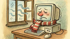 Vic: Računalnik se je prehladil v službi