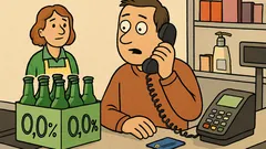 Vic: Včeraj sem po pomoti kupil brezalkoholno pivo...