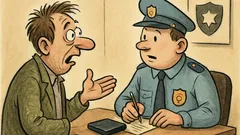 Vic: Mož se potoži na policijski postaji