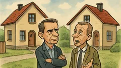 Vic: Zgradita Čeferin in Janša dve hiši