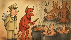 Vic: Nadzornik pride k hudiču med kotle...