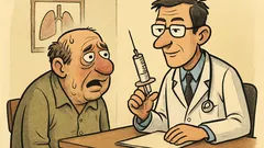 Vic: Gospod doktor, muči me dihanje...