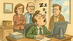 Vic: Gospod doktor, imam težavo, govorim v spanju