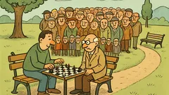Vic: Rad igram šah z upokojenci v parku