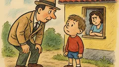 Vic: Mimogrede pred hišo vpraša mimoidoči fantka