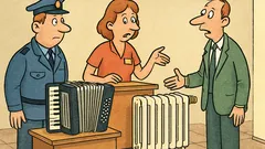 Vic: V veleblagovnici kupec kupi harmoniko