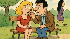 Vic: Blondinka v parku z novim znancem