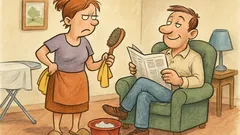 Vic: Žena možu, nejevoljno, da samo kuha