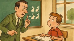 Vic: Učitelj: »Če ti dam dva zajca...«