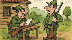 Vic: Predsednik lovcev vpraša kandidata za lovca