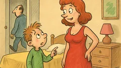 Vic: Mami, mami, a ti je oči kupil