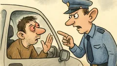 Vic: Policist ustavi voznika z rdečimi očmi