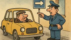 Vic: Polde vozi po enosmerni cesti