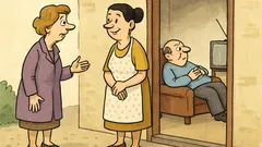 Vic: Kje pa je vaš mož, gospa?