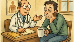 Vic: Gospod doktor, sploh ne morem zaspati