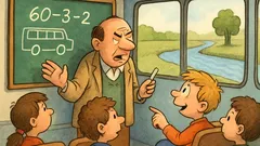 Vic: Učitelj matematike vpraša učence na avtobusu