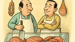 Vic: Se pogovarjata dva mesarja, pa prvi reče…