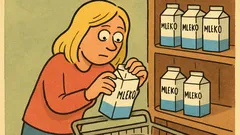 Vic: Zakaj blondinka v trgovini odpira mleko?