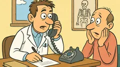 Vic: Zdravnik pokliče po telefonu pacientu