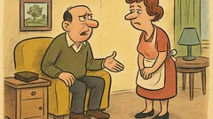 Vic: Mož reče ženi, prideš le po denar