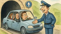 Vic: Skozi predor se pelje avto