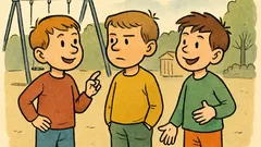 Vic: Trije dečki se na igrišču hvalijo