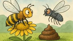 Vic: Čebela med delom nima časa razlagati