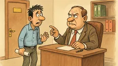 Vic: Direktor reče delavcu: "Bili ste mi"