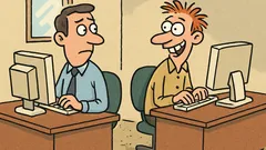 Vic: Vsak ima v službi enega idiota...