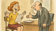 Vic: Ženska pri jutranji kavici bere časopis