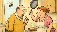 Vic: »Matr si debela,« reče mož muhi...