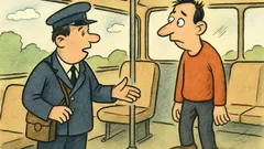 Vic: Na avtobusu reče sprevodnik potniku