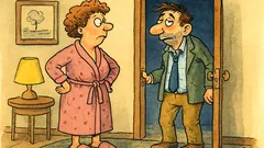 Vic: Žena vpraša moža, zakaj ob treh