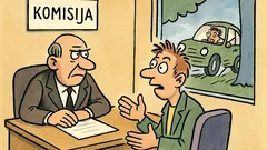 Vic: Predsednik komisije vpraša kandidata za vozniški